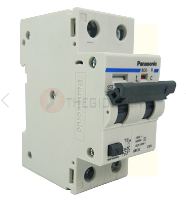 CẦU DAO CHỐNG GIẬT RCBO 2P 63A 30mA 6kA