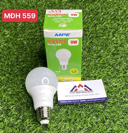 Bóng đèn Led Bulb 9W MPE LBD-9T - ánh sáng trắng