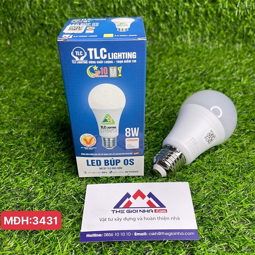 Đèn LED Búp OS 8W - ánh sắng trắng