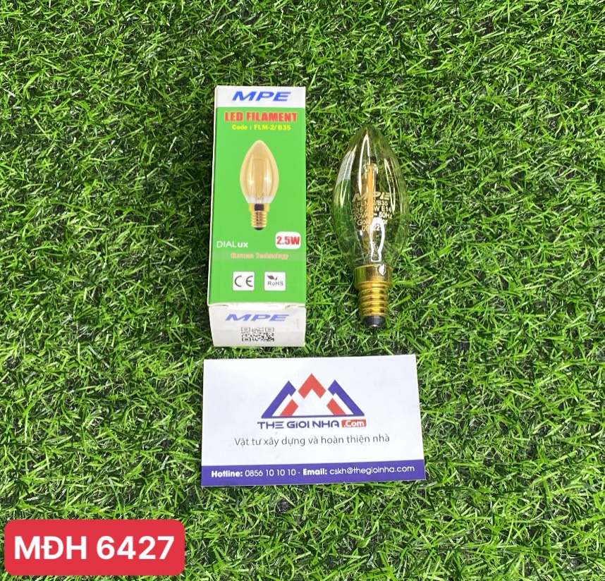 ĐÈN LED FILAMENT FLM-2-B35 - ánh sáng vàng