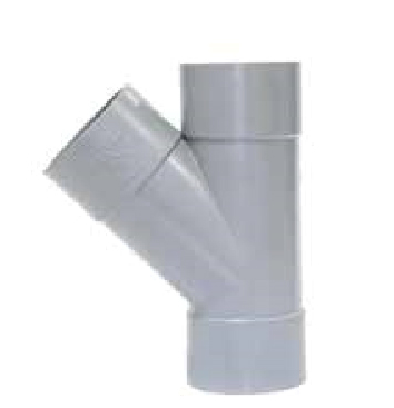 Nối chữ Y 60mm mỏng nhựa PVC Bình Minh, áp suất PN 4, hệ Inch