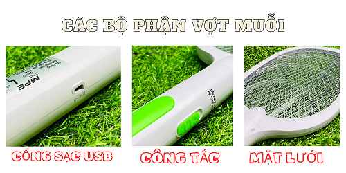 Vợt bắt muỗi thông minh MPE VM1 - hàng chính hãng giá rẻ